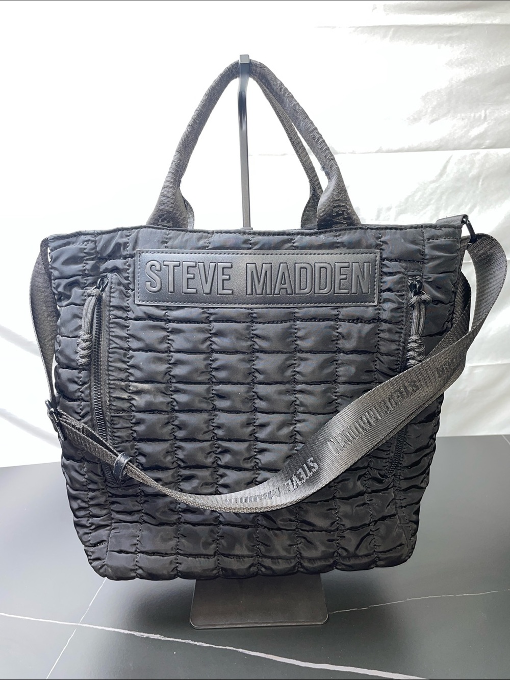 STEVE MADDEN QUILTED TOTE BAG FTL-09-145